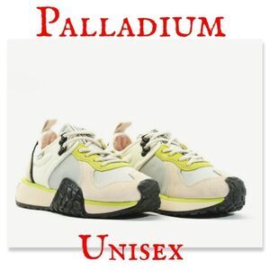 NIB Palladium TROOP RUNNER - Cream White / Black